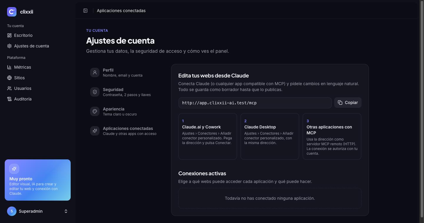 Ajustes para conectar Claude y otras aplicaciones con MCP